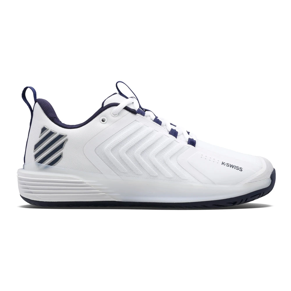 K-Swiss Ultrashot 3 (Men's) - White/Peacoat/Silver 1 K-Swiss Ultrashot 3 (Men's) - White/Peacoat/Silver
