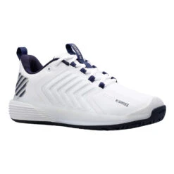 K-Swiss Ultrashot 3 (Men's) - White/Peacoat/Silver 5 K-Swiss Ultrashot 3 (Men's) - White/Peacoat/Silver -Tennis Equipment Store 06988 177 C
