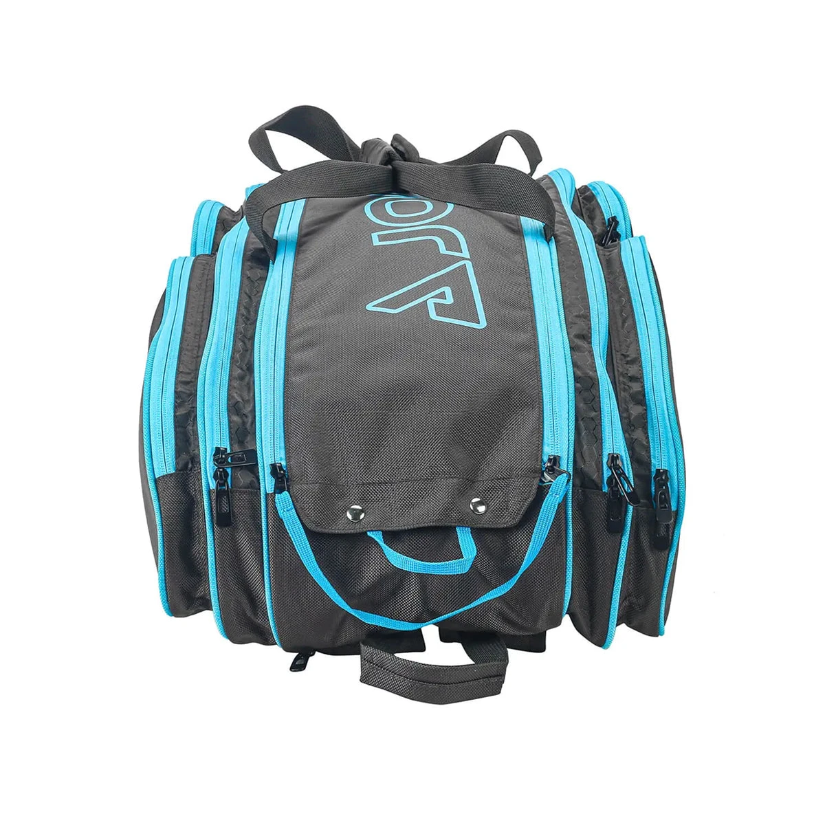 JOOLA Tour Elite Pro Pickleball Duffle Bag - Black / Light Blue 4 JOOLA Tour Elite Pro Pickleball Duffle Bag - Black / Light Blue - Image 4