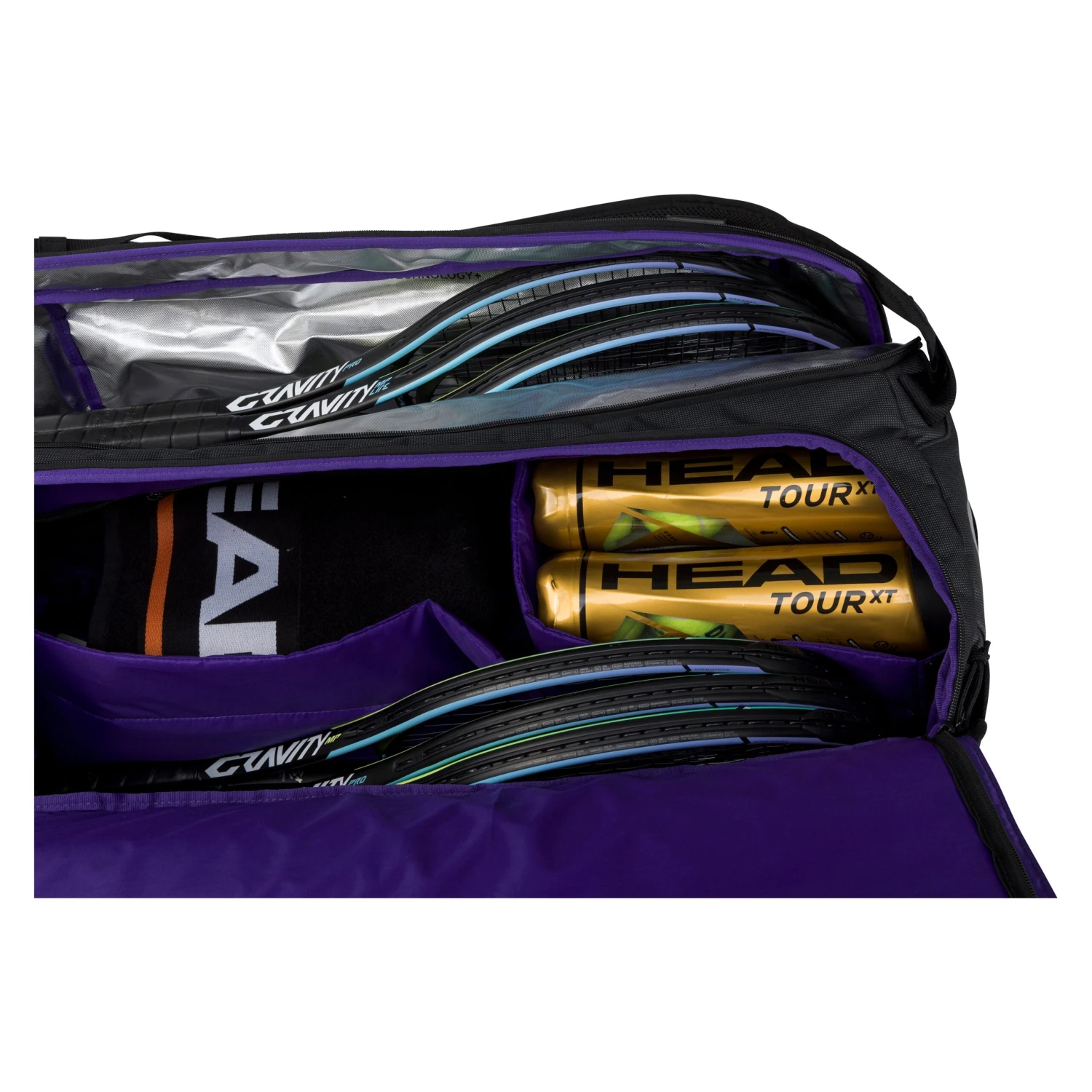 Head Gravity R-PET Duffle 12-Pack Bag - Black 3 Head Gravity R-PET Duffle 12-Pack Bag - Black - Image 3