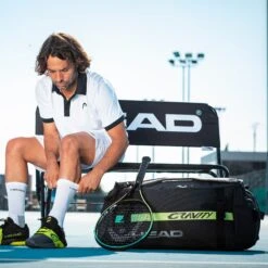 Head Gravity R-PET Duffle 12-Pack Bag - Black 11 Head Gravity R-PET Duffle 12-Pack Bag - Black -Tennis Equipment Store 283122 4