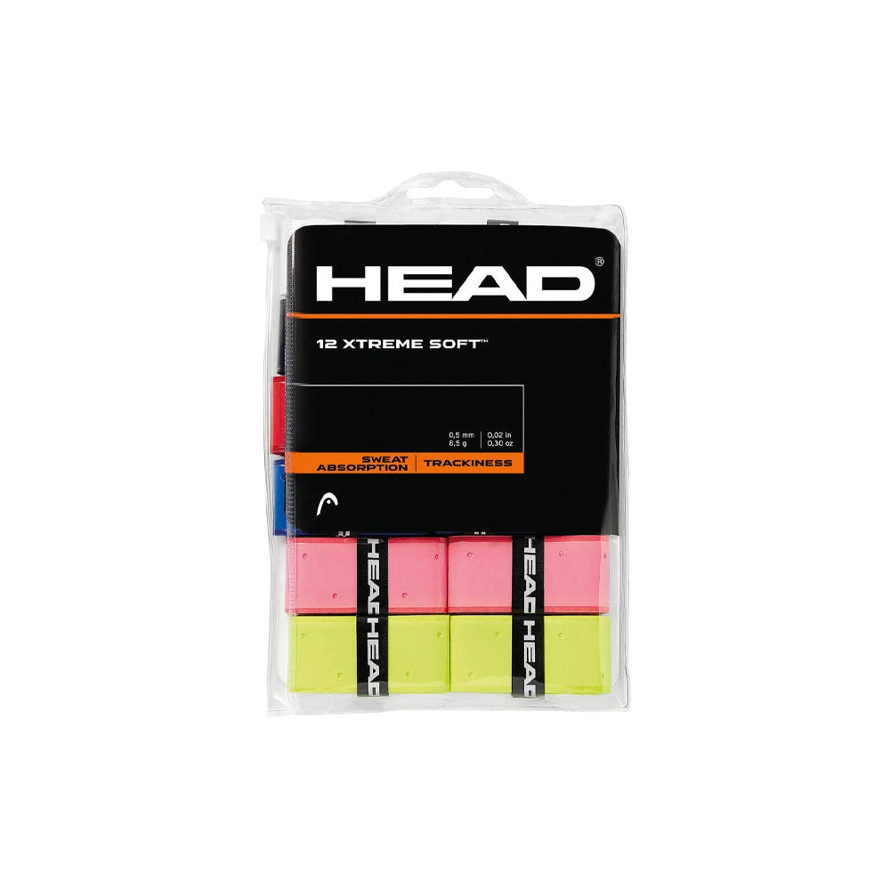 Head Xtreme Soft Overgrip - 12 Pack - Assorted 1 Head Xtreme Soft Overgrip - 12 Pack - Assorted