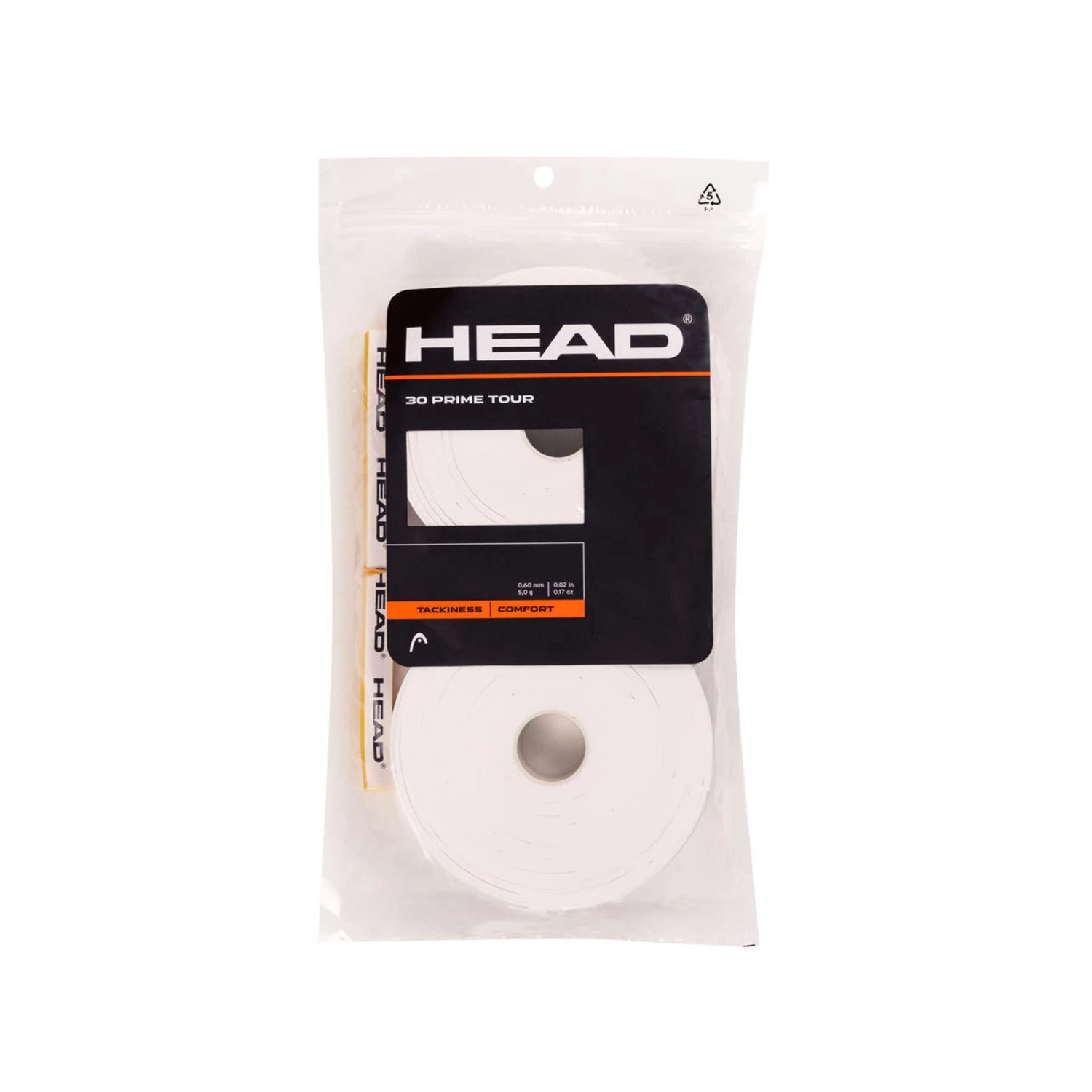 Head Prime Tour Overgrip - 30 Pack - White 1 Head Prime Tour Overgrip - 30 Pack - White