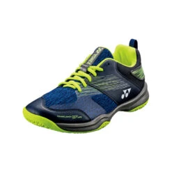 Yonex Power Cushion 37 Wide (Unisex)- Navy/Yellow -Tennis Equipment Store 37wided