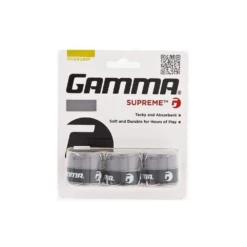 GAMMA Supreme Overgrips - 3 Pack - Grey