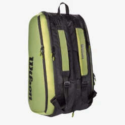 Wilson Blade V8 Super Tour 15 Pack Bag - Black/Green -Tennis Equipment Store Blade15Rbag2