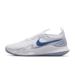 Nike Court React Vapor NXT (Men's) - White/Ashen Slate/Volt/Mystic Navy -Tennis Equipment Store CV0724 111b