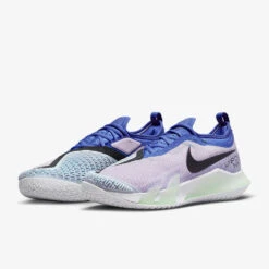 Nike Court React Vapor NXT (Women's) - Medium Blue/Doll/Barely Green/Black -Tennis Equipment Store CV0742 401e