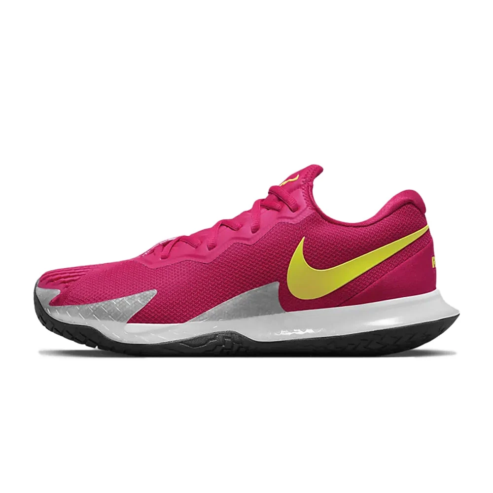 Nike Court Zoom Vapor Cage 4 Rafa (Men's) - Mystic Hibiscus/White/Black/Yellow Strike 2 Nike Court Zoom Vapor Cage 4 Rafa (Men's) - Mystic Hibiscus/White/Black/Yellow Strike - Image 2