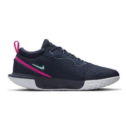 Nike Court Zoom Pro (Men's) - Obsidian/Green Glow/White/Hyper Pink -Tennis Equipment Store DH0618 402c