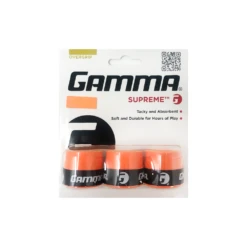 Gamma Supreme Overgrips (3-Pack) - Orange