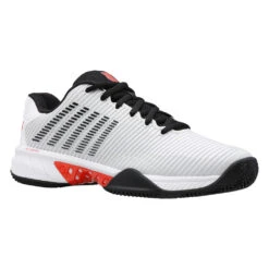 K-Swiss Hypercourt Express 2 (Men's) - White/Red (Available Size: 13) -Tennis Equipment Store HypercourtExpress2 Men K06614 405