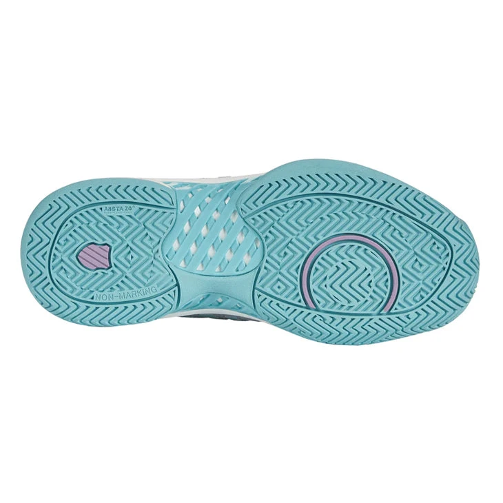 K-Swiss Hypercourt Express 2 (Women's) - Brilliant White/Angel Blue/Sheer Lilac 3 K-Swiss Hypercourt Express 2 (Women's) - Brilliant White/Angel Blue/Sheer Lilac - Image 3