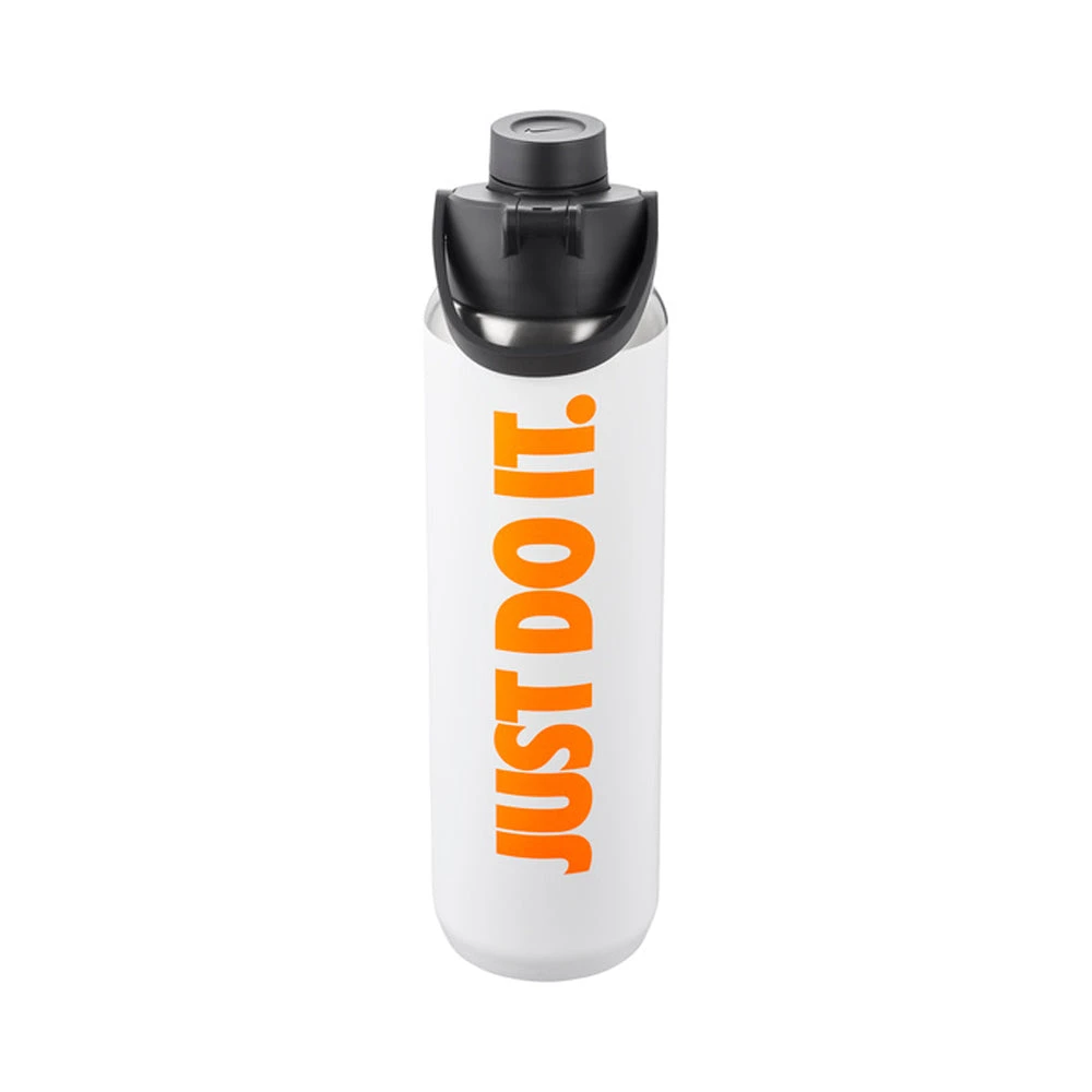 Nike SS Recharge Chug Bottle 24oz - White/Black/Total Orange 1 Nike SS Recharge Chug Bottle 24oz - White/Black/Total Orange