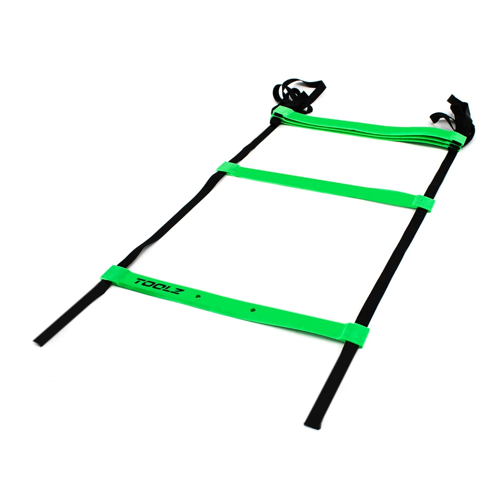 Toolz Soft Agility Ladder (2m) - Black/Green 1 Toolz Soft Agility Ladder (2m) - Black/Green