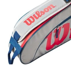 Wilson Junior 3 Pack - Grey/Red 8 Wilson Junior 3 Pack - Grey/Red -Tennis Equipment Store WR8023901 3 3PK GY.png.high res