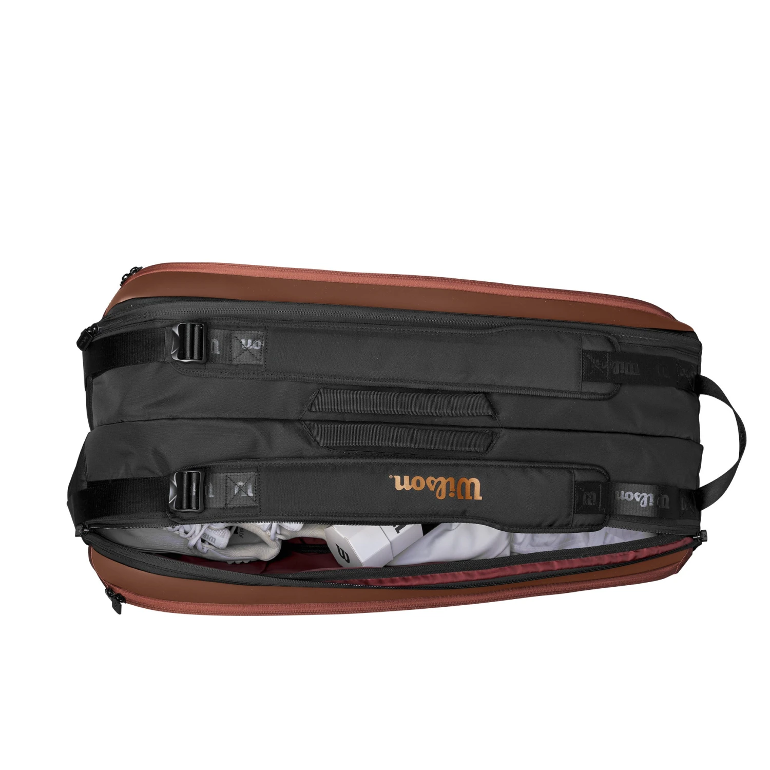 Wilson Pro Staff V14 Super Tour 9 Pack Bag - Desert Bronze 4 Wilson Pro Staff V14 Super Tour 9 Pack Bag - Desert Bronze - Image 4