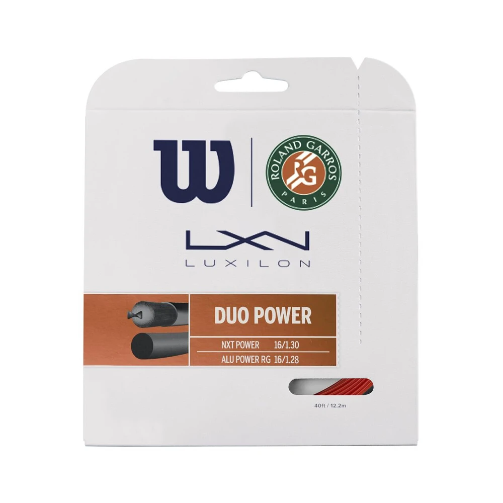 Wilson Luxilon Duo Power Roland Garros Pack - Bronze/Natural 1 Wilson Luxilon Duo Power Roland Garros Pack - Bronze/Natural