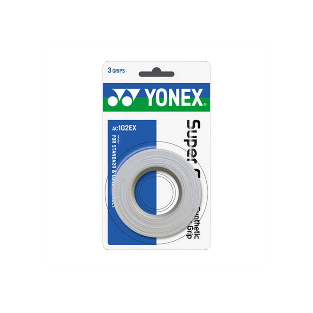 Yonex Super Grap Overgrips (3-Pack) - White 1 Yonex Super Grap Overgrips (3-Pack) - White
