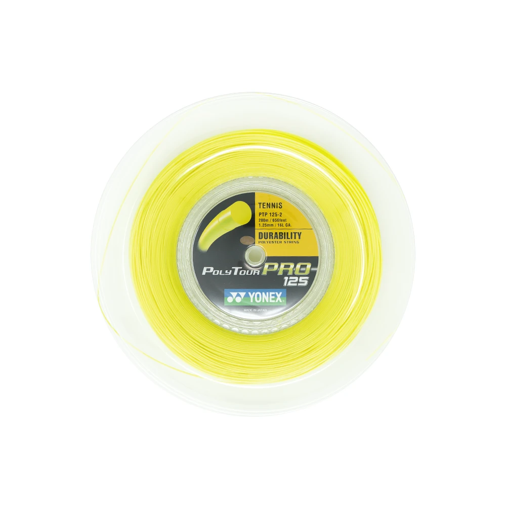 Yonex Poly Tour Pro 125 16L (200M) - Yellow 1 Yonex Poly Tour Pro 125 16L (200M) - Yellow