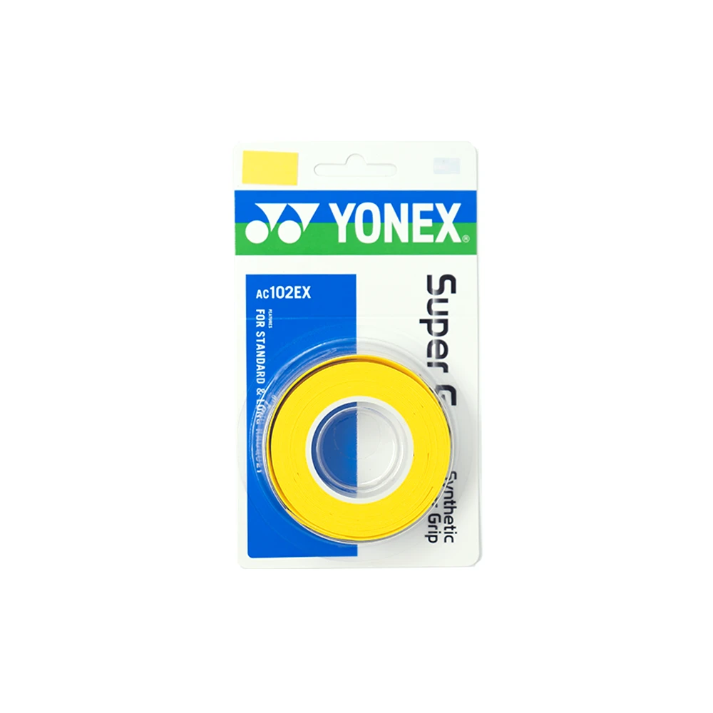 Yonex Super Grap Overgrips (3-Pack) - Yellow 1 Yonex Super Grap Overgrips (3-Pack) - Yellow