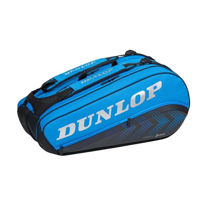 Dunlop FX Performance 8 Pack Bag - Black/Blue (2023) 1 Dunlop FX Performance 8 Pack Bag - Black/Blue (2023)