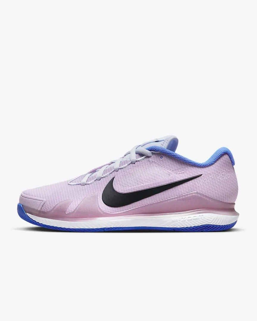 Nike Court Air Zoom Vapor Pro (Women's) - Football Grey/Doll/Medium Blue/Black 3 Nike Court Air Zoom Vapor Pro (Women's) - Football Grey/Doll/Medium Blue/Black - Image 3