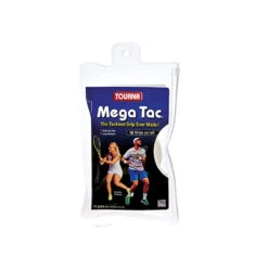 Tourna Mega Tac Overgrips (10-Pack) - White