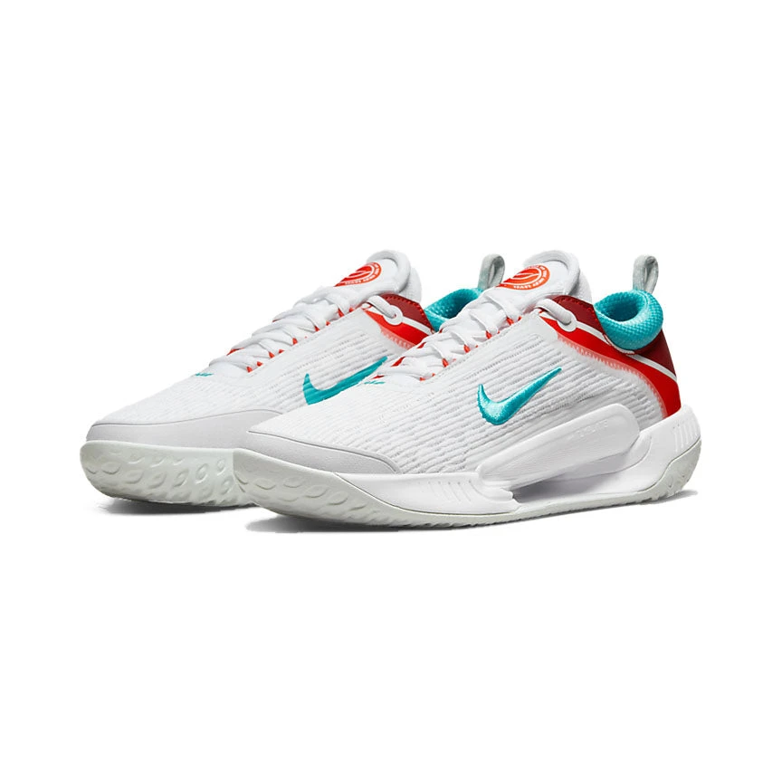 Nike Court Zoom NXT (Men's) - White/Washed Teal/Light Silver 2 Nike Court Zoom NXT (Men's) - White/Washed Teal/Light Silver - Image 2