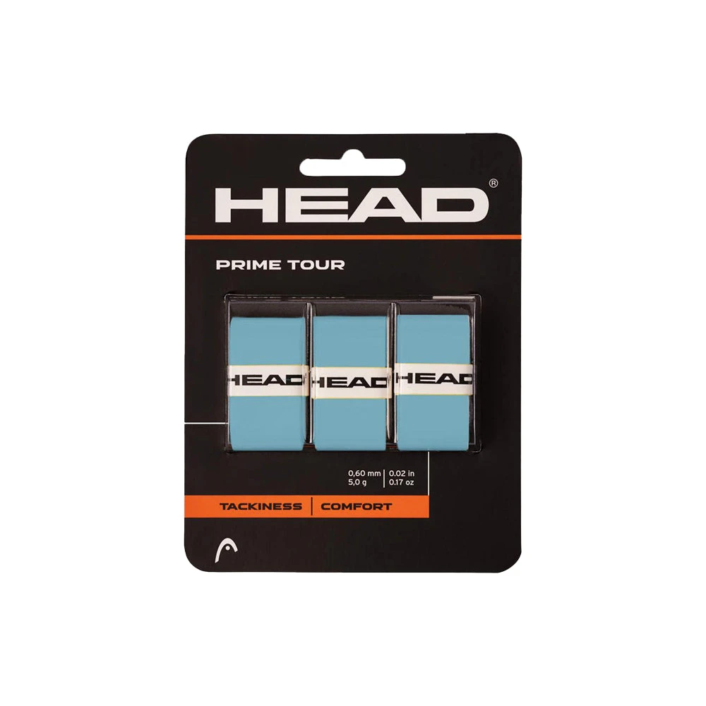 Head Prime Tour Overgrip (3 Pack) - Blue 1 Head Prime Tour Overgrip (3 Pack) - Blue