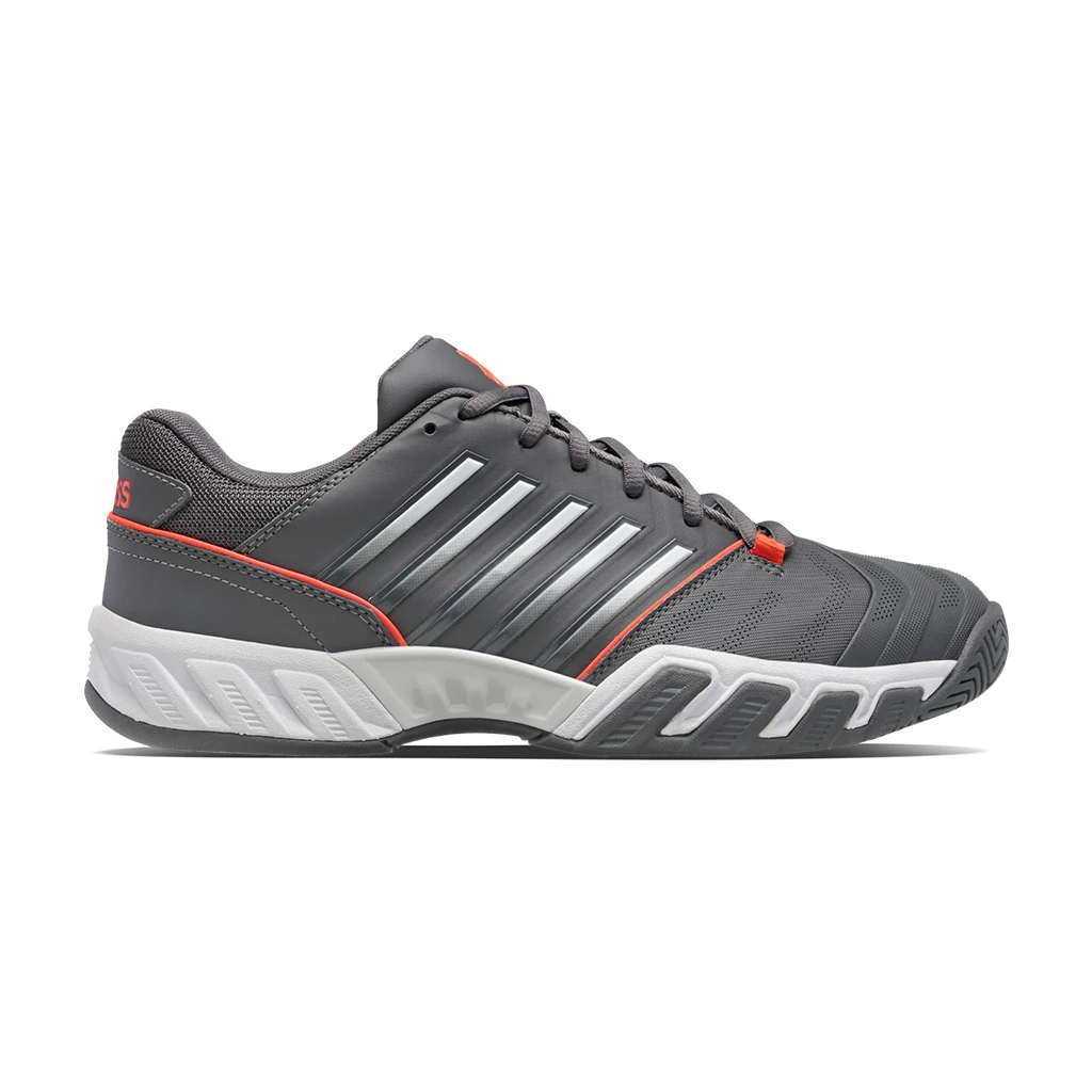 K-Swiss Bigshot Light 4 (Men's) - Asphalt/White/Spicy Orange (Available Size: 8-12) 1 K-Swiss Bigshot Light 4 (Men's) - Asphalt/White/Spicy Orange (Available Size: 8-12)