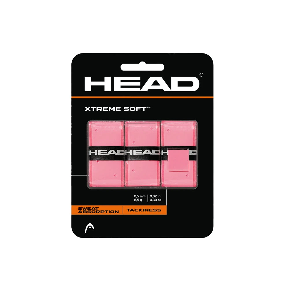 Head Xtreme Soft Overgrip (3 Pack) - Pink 1 Head Xtreme Soft Overgrip (3 Pack) - Pink